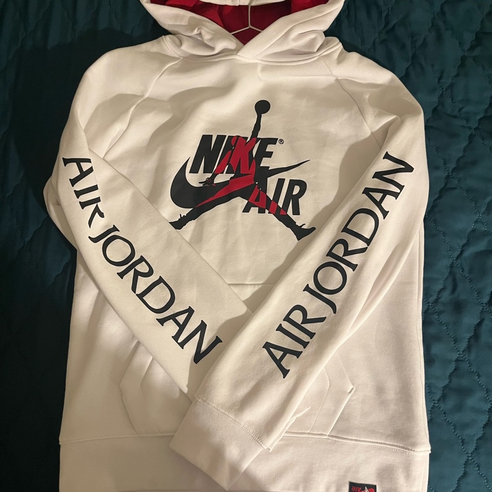 Nike Air Jordan White Hoodie